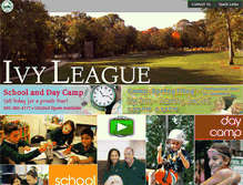 Tablet Screenshot of ivyleaguekids.com